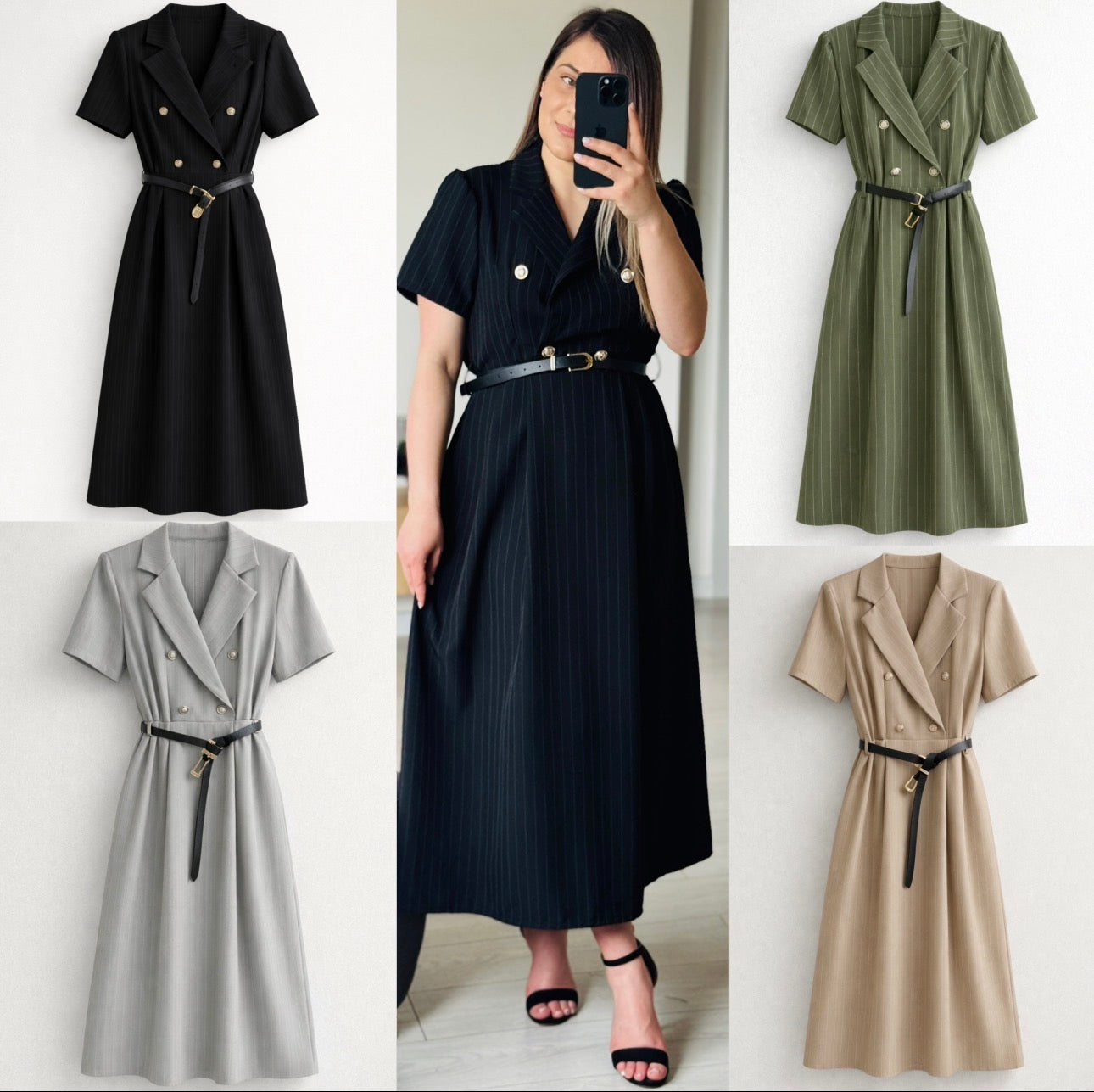 Rochie Elegantă Tip Sacou Premium
