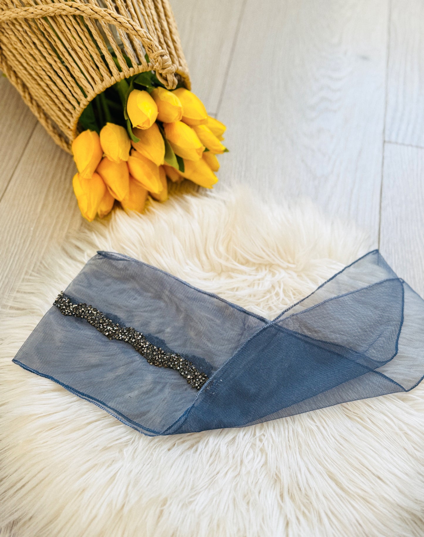 Baticuri din Tulle cu Accesoriu.