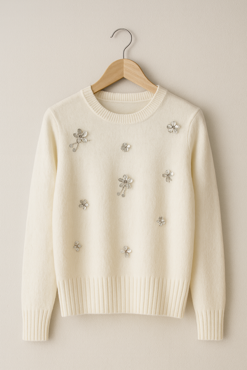 Pulover Moale cu Flori