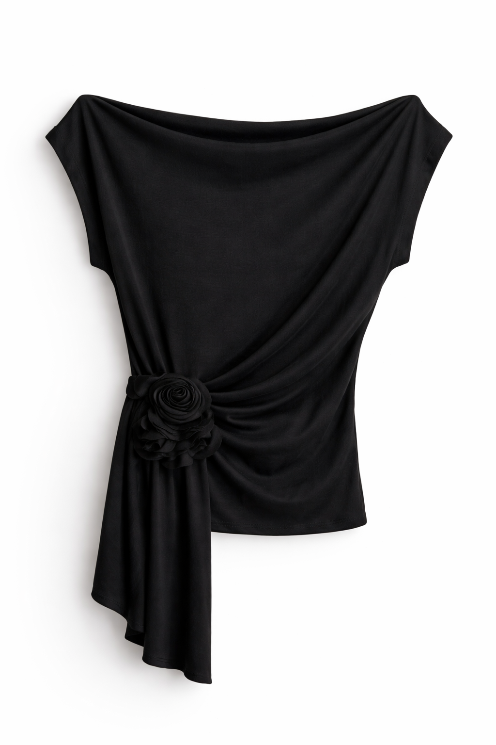 Top elegant cu floare