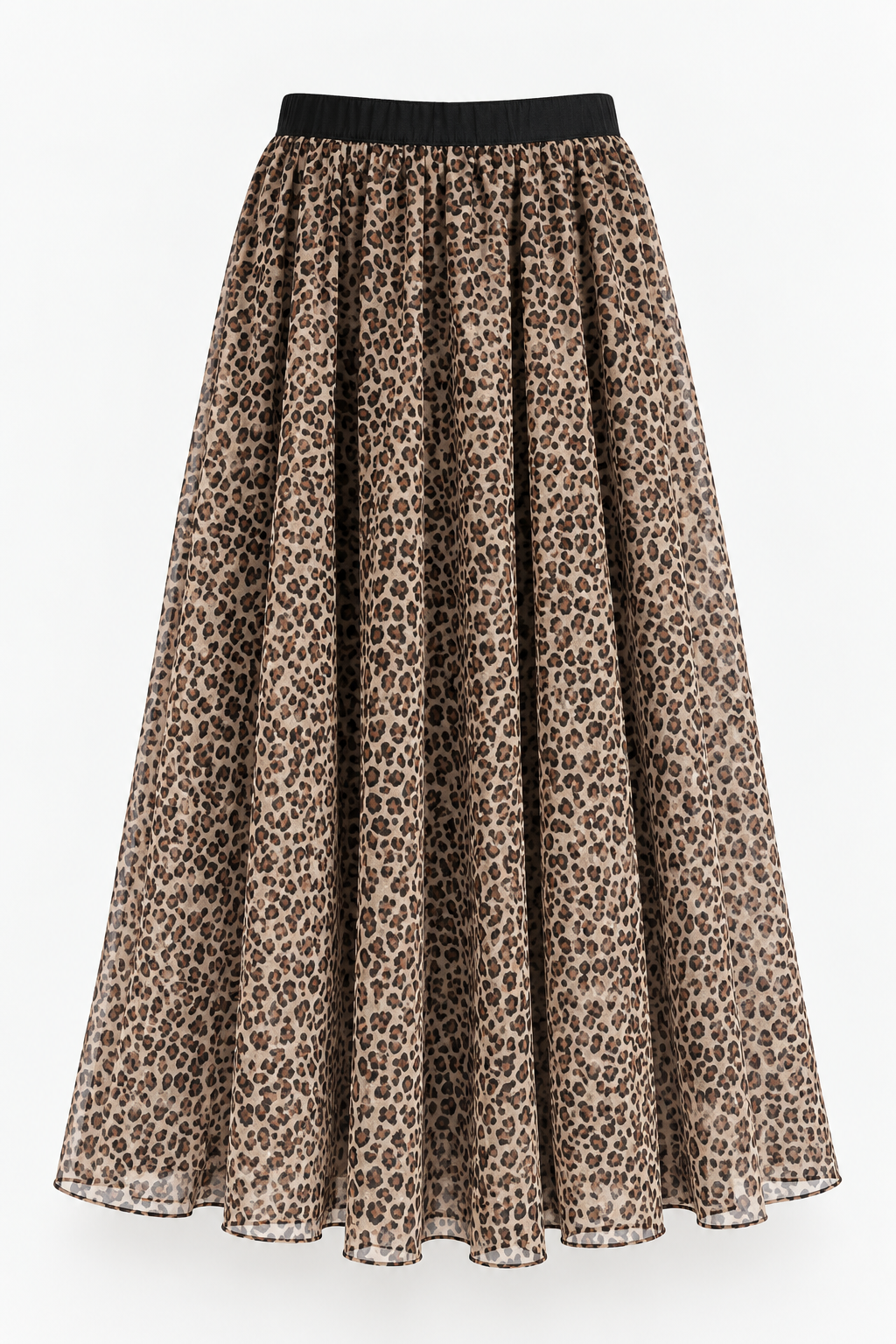 Fustă midi animal print