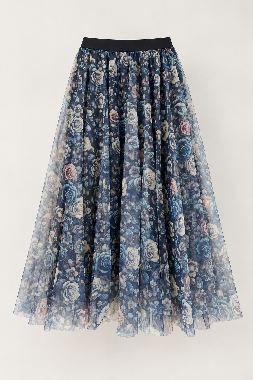 Fustă midi cu imprimeu floral