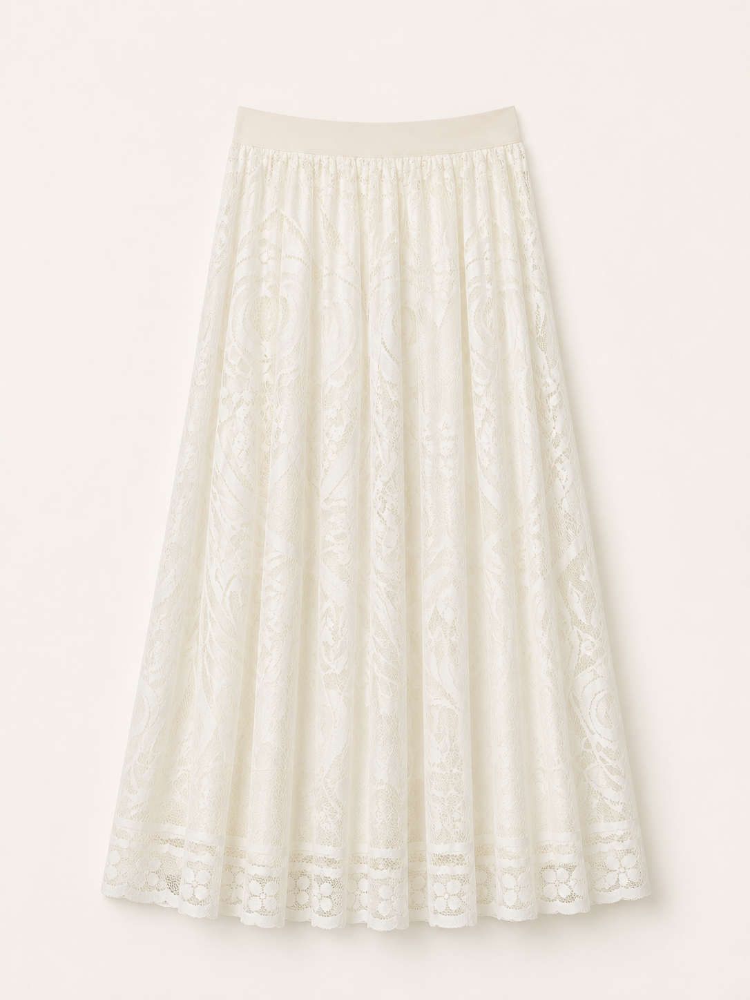 Fustă elegantă din dantelă