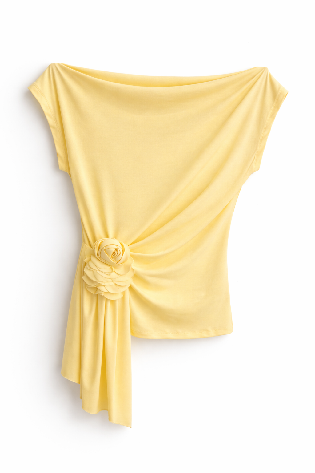 Top elegant cu floare