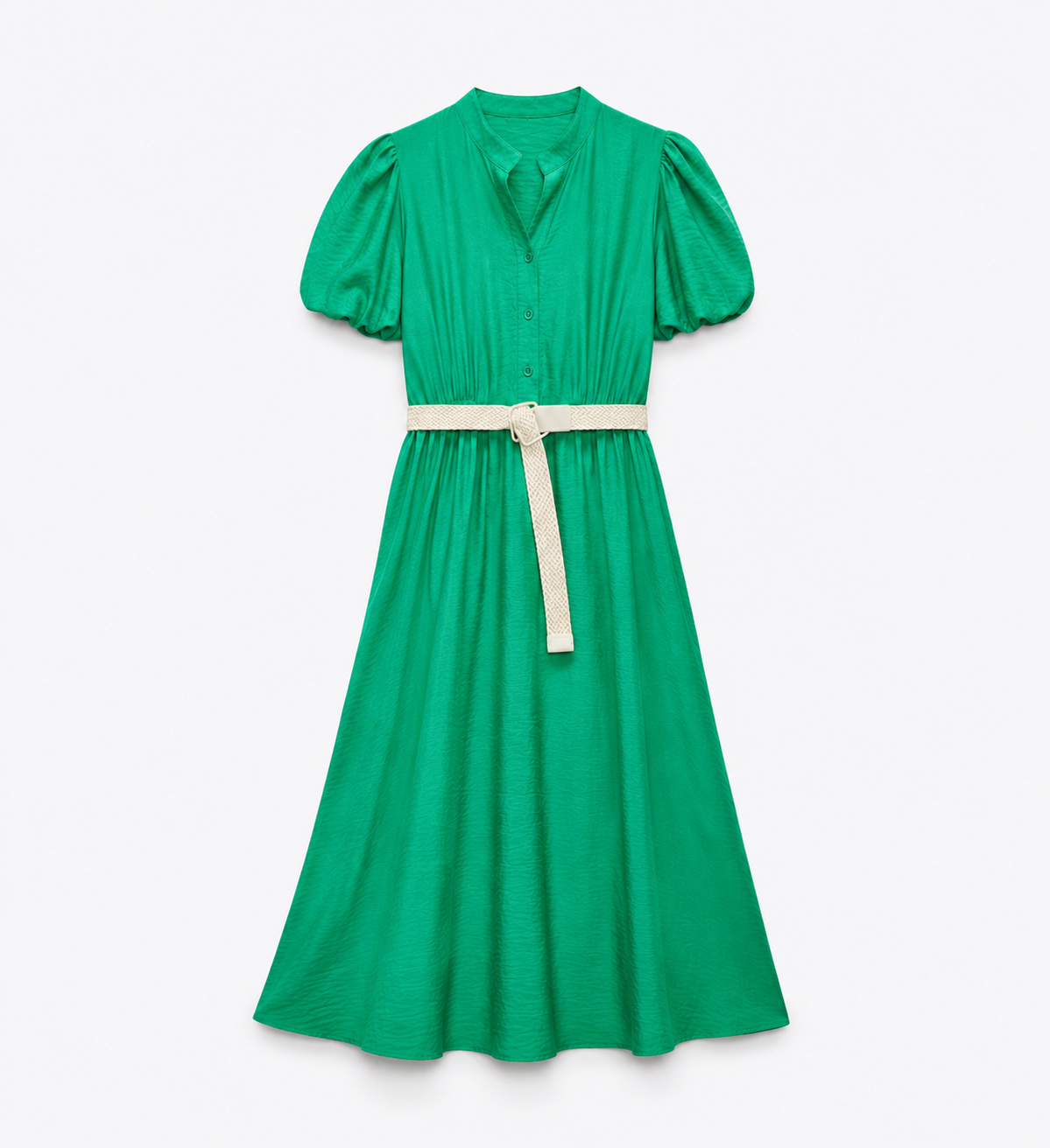 PRODUSUL ZILEI🎀                       Rochie midi lejeră cu cordon în talie