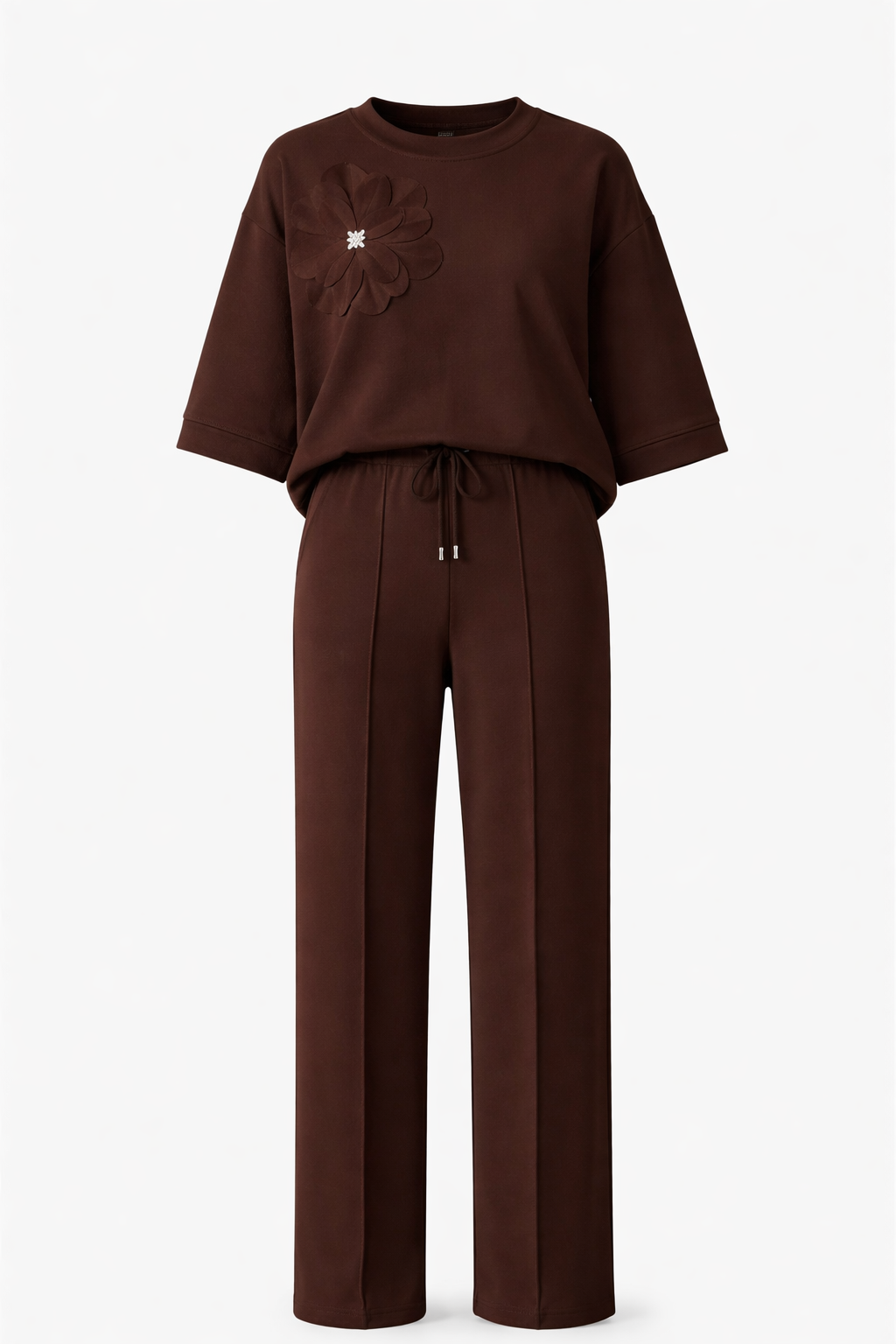 Compleu damă casual-elegant (bluză + pantaloni),6 culori
