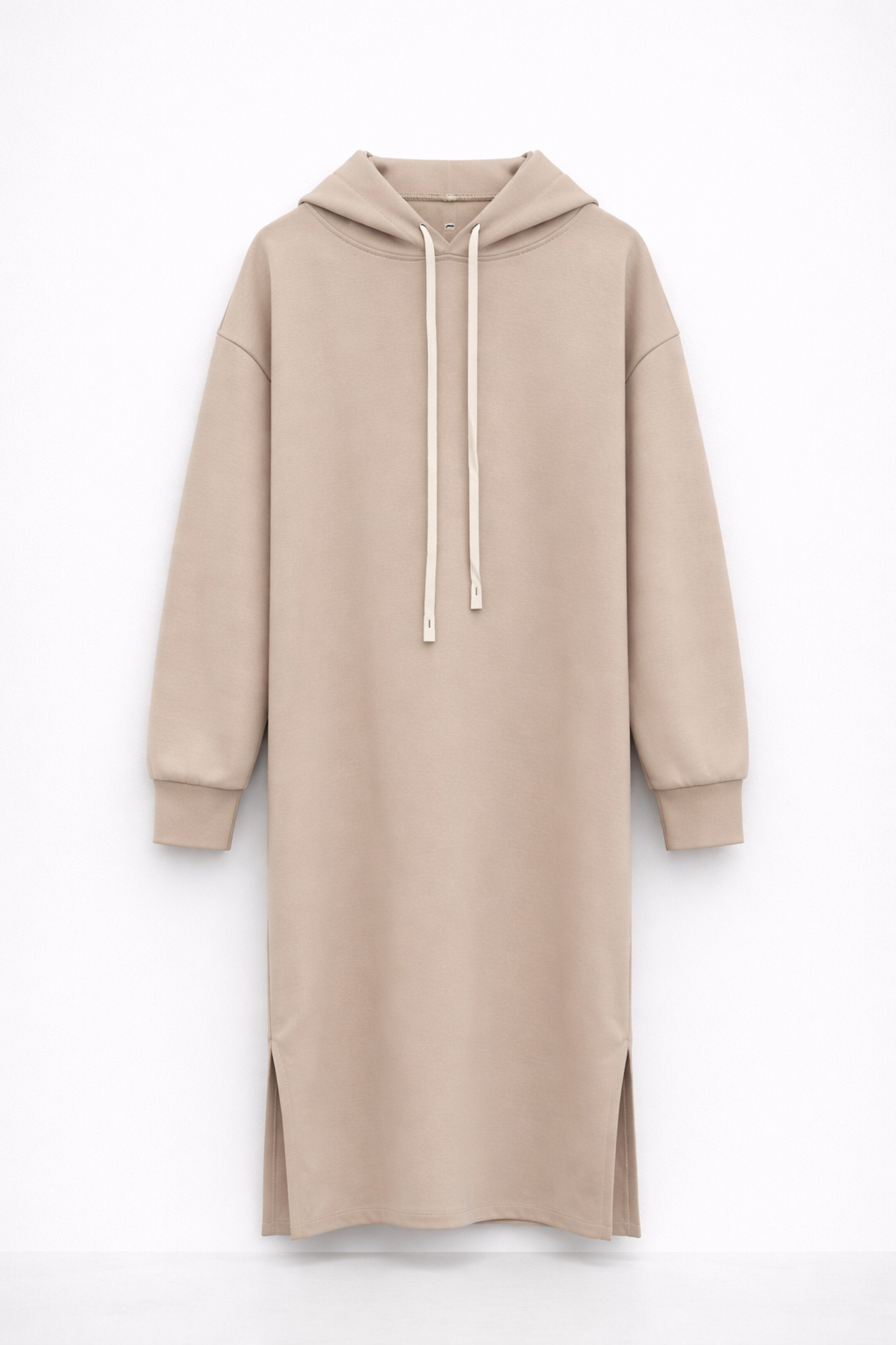 Rochie midi tip hanorac cu glugă