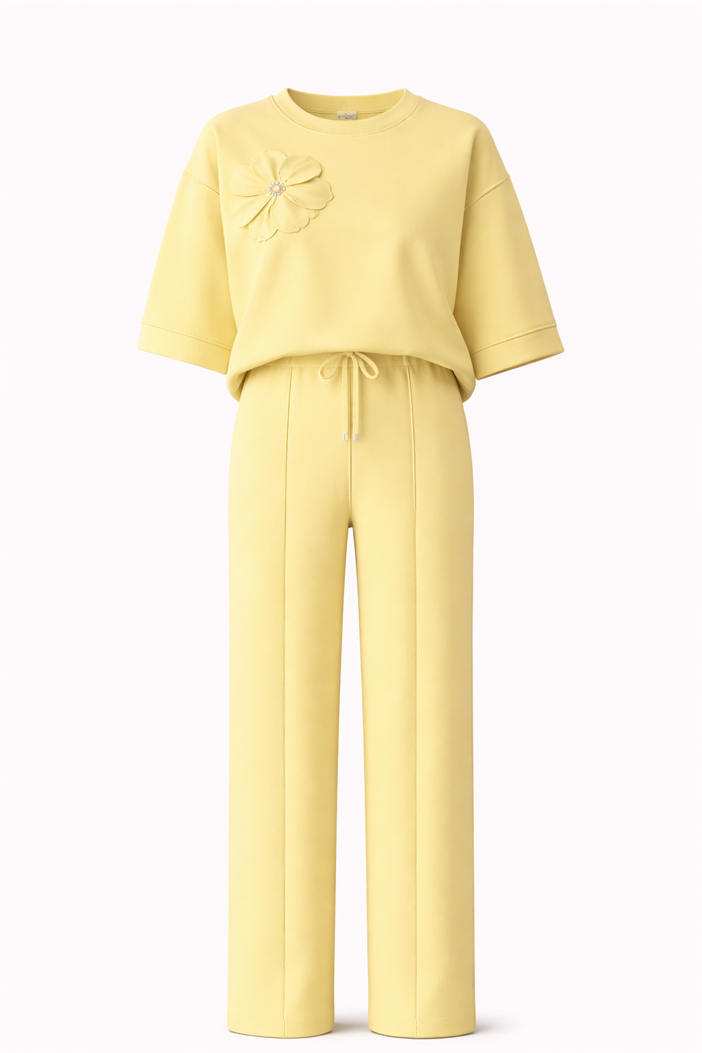 Compleu damă casual-elegant (bluză + pantaloni),6 culori