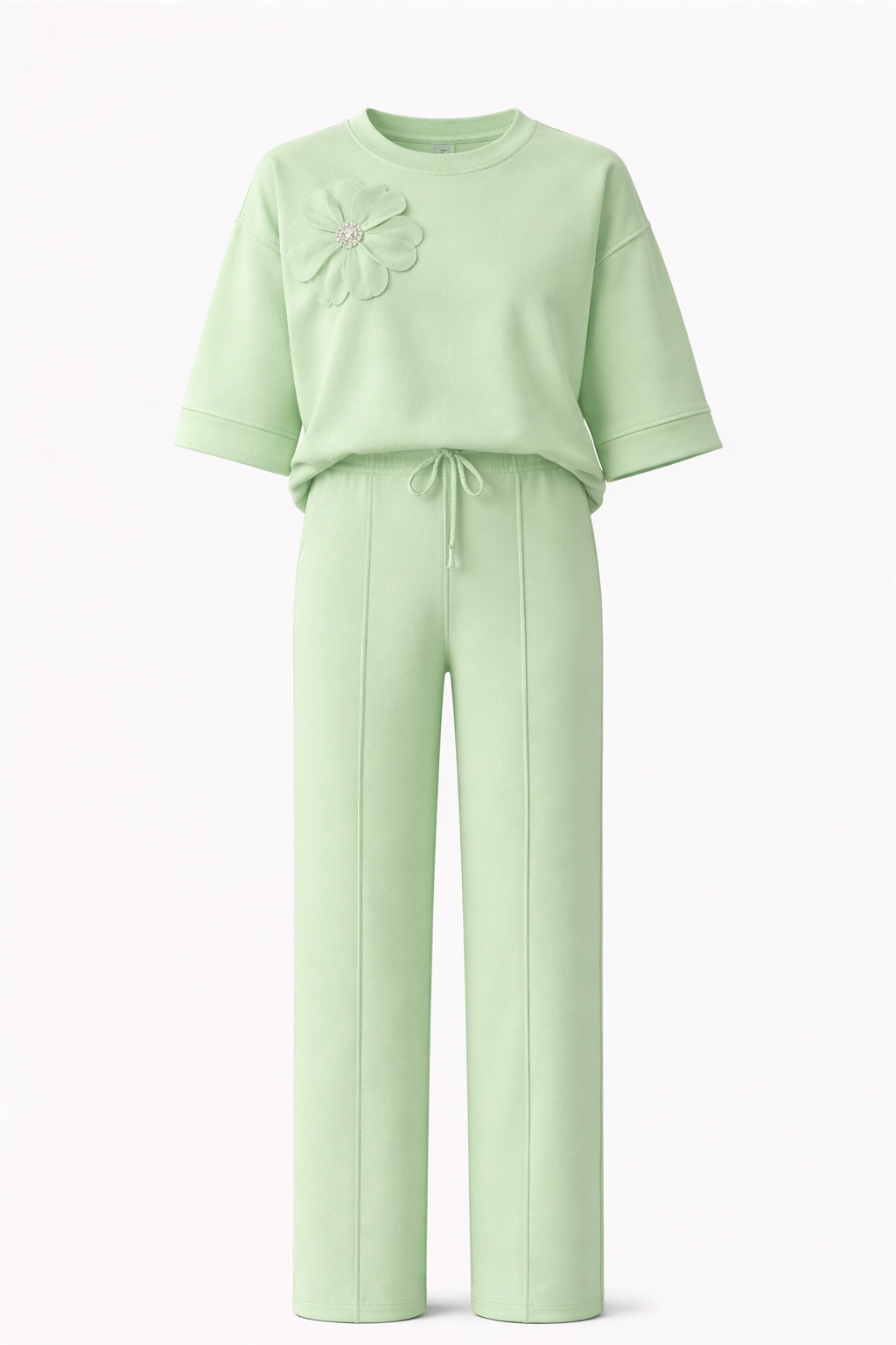 Compleu damă casual-elegant (bluză + pantaloni),6 culori