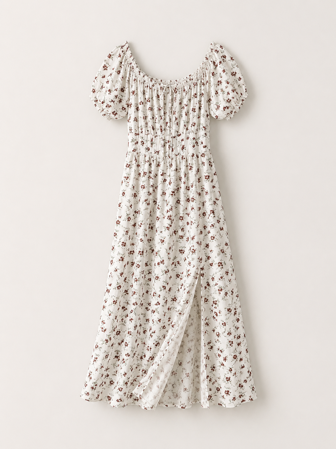 Rochie florală cu talie elastică