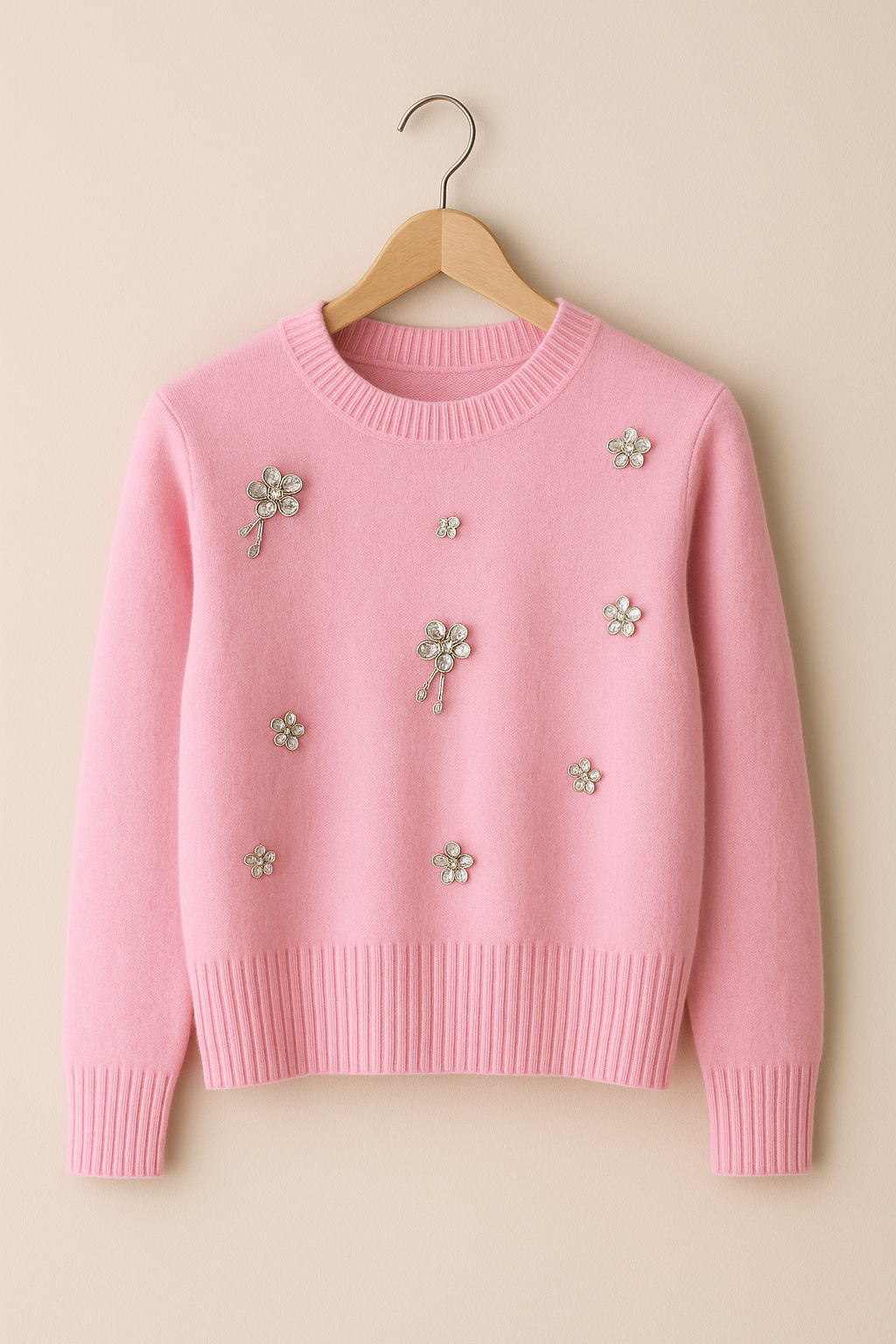 Pulover Moale cu Flori