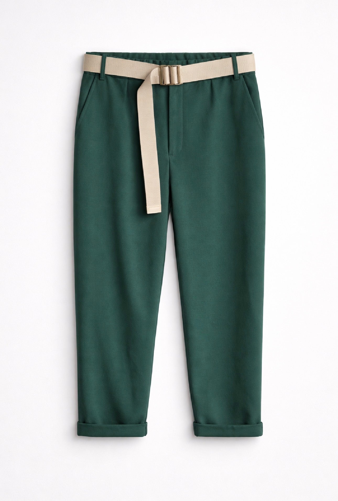 Pantaloni eleganți cu curea
