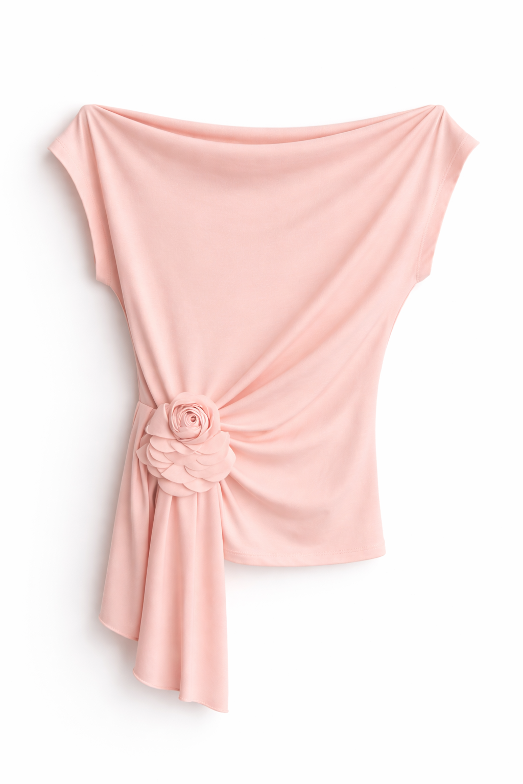Top elegant cu floare
