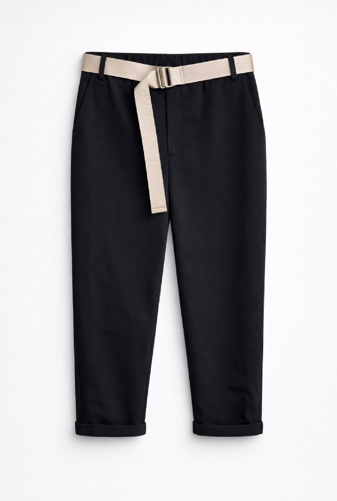 Pantaloni eleganți cu curea
