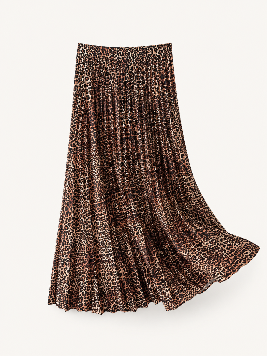 Fustă plisată cu imprimeu animal print