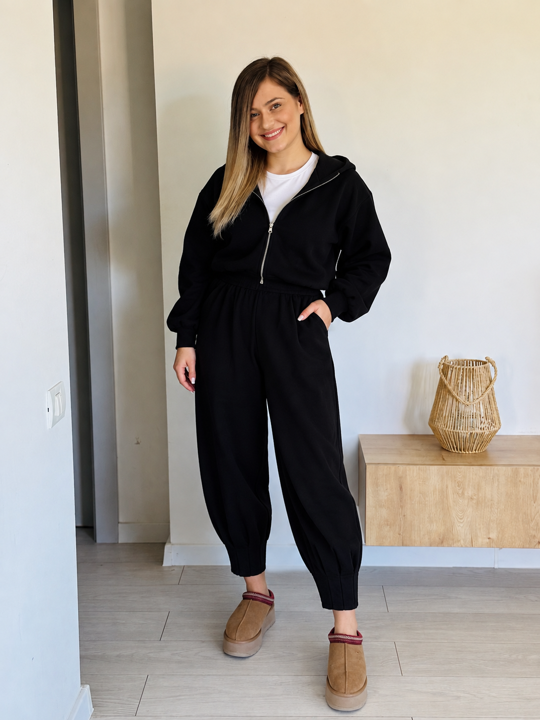 Compleu casual din bumbac
