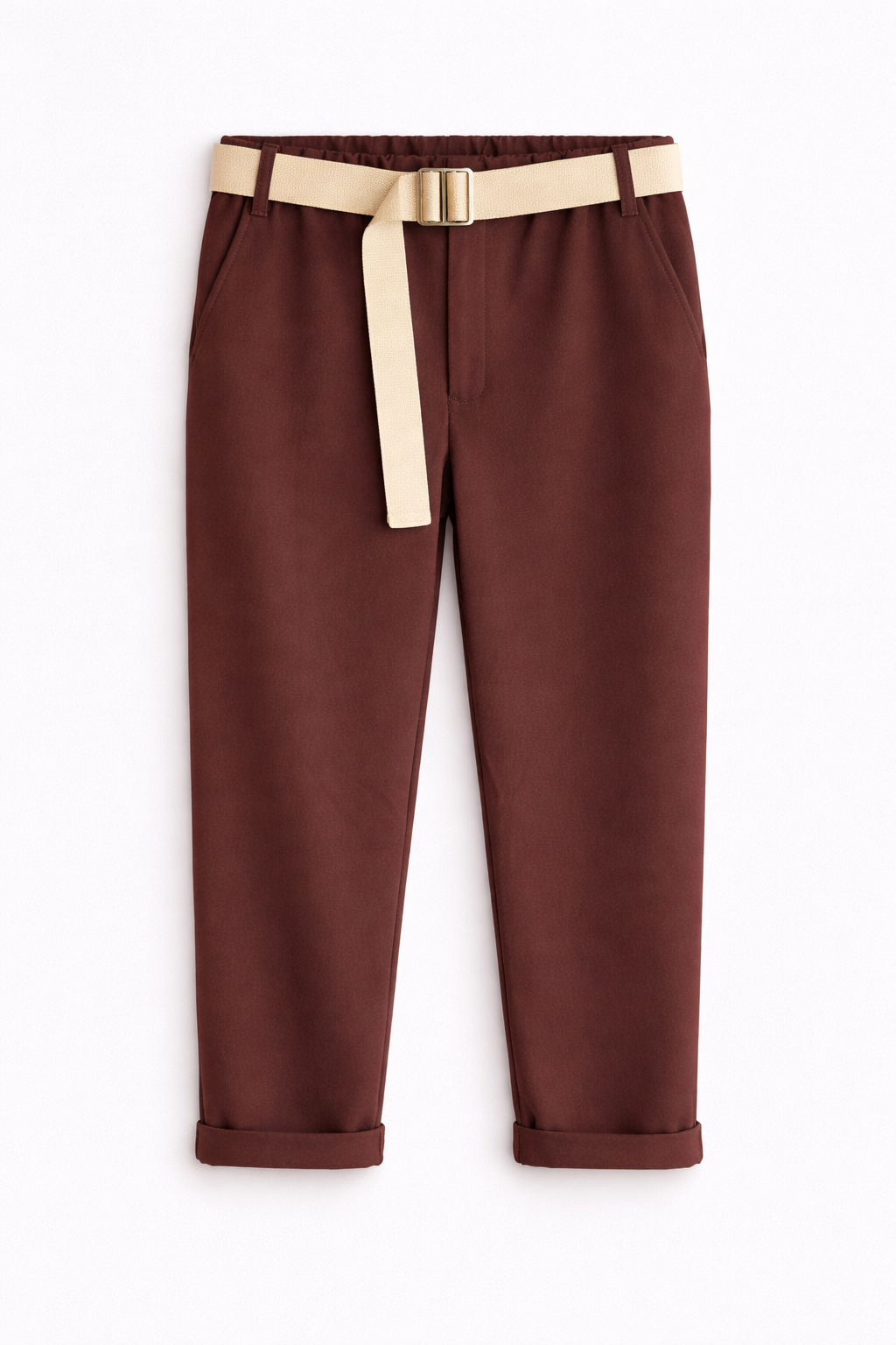 Pantaloni eleganți cu curea