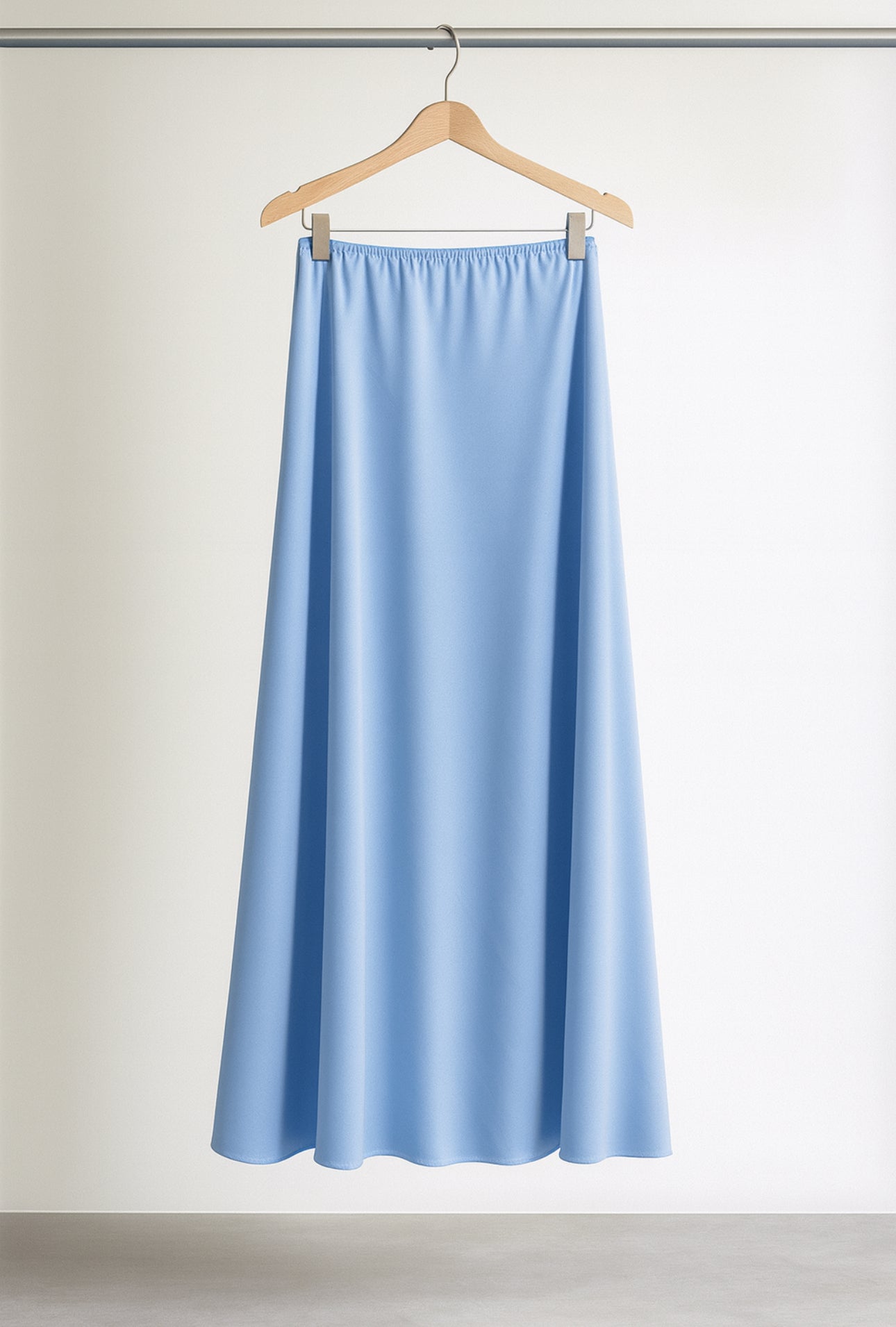 Fustă Midi din Satin – Croi A-line