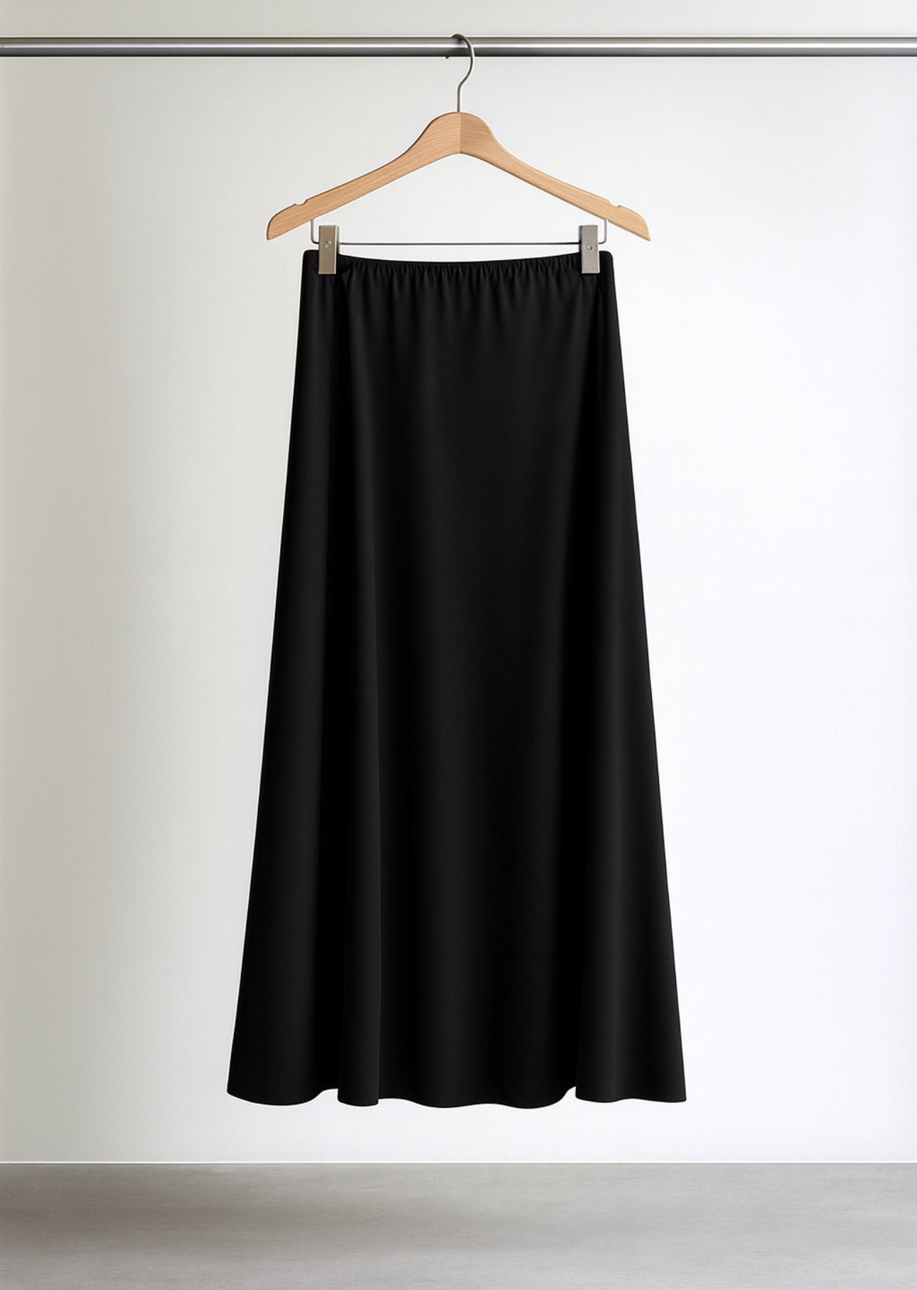 Fustă Midi din Satin – Croi A-line