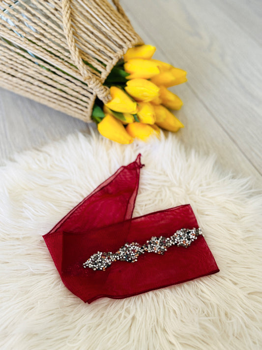 Baticuri din Tulle cu Accesoriu.