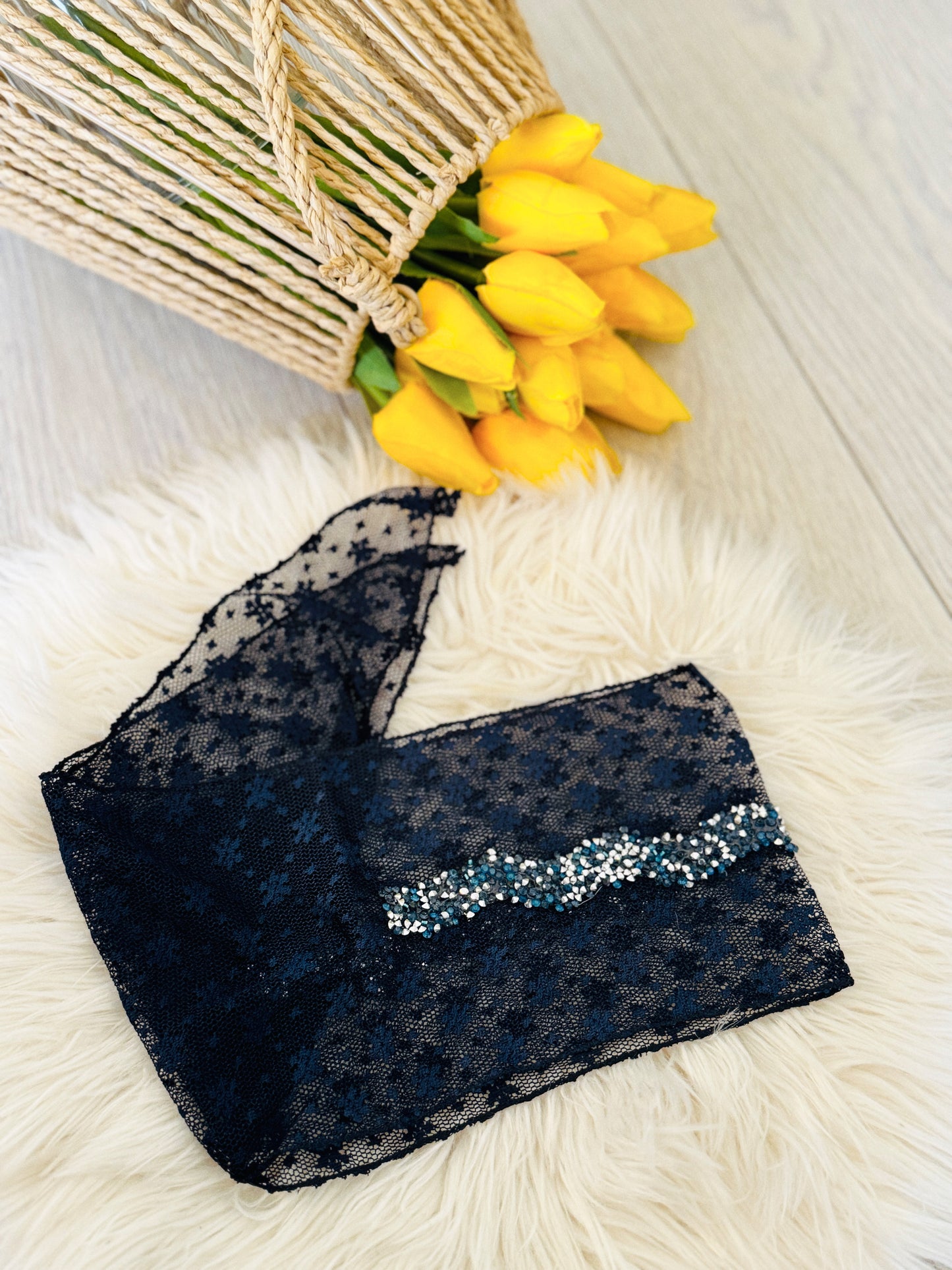 Baticuri din Tulle cu Accesoriu.