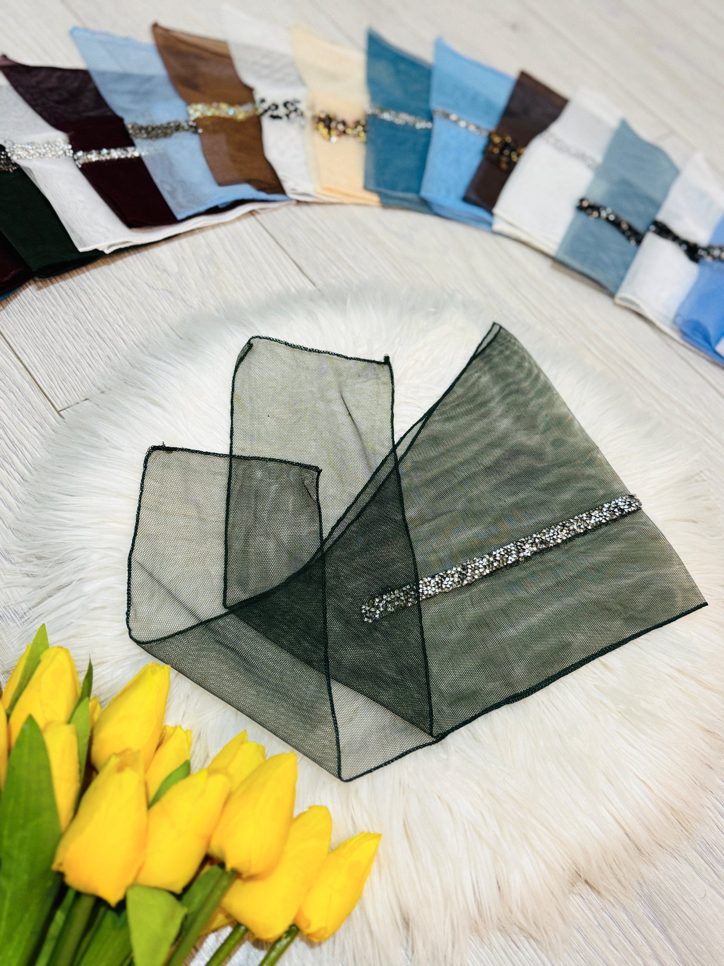 Baticuri din Tulle cu Accesoriu.